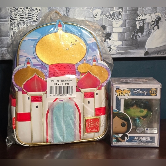 Loungefly Disney Aladdin LE Backpack and Jasmine Pop! main image 14